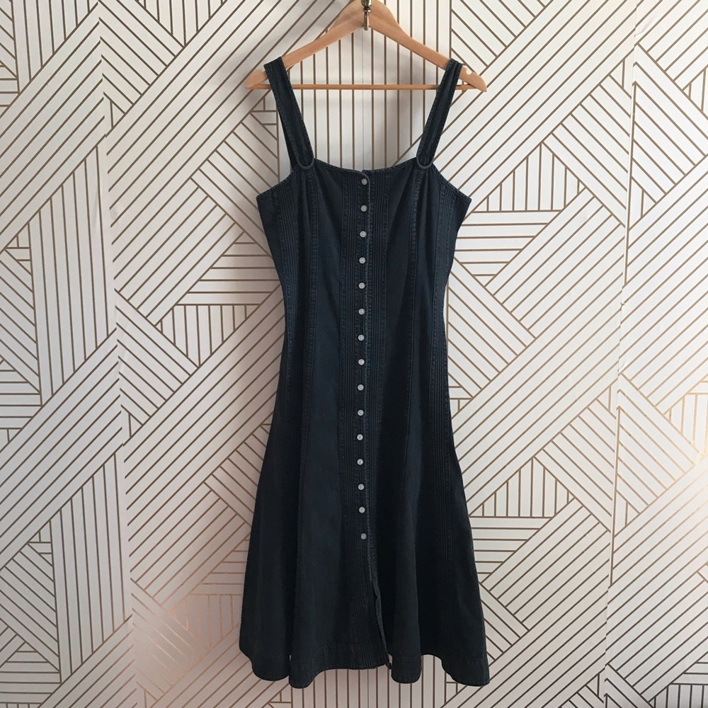 Lauren Jeans Co. Black Wash Denim Dress